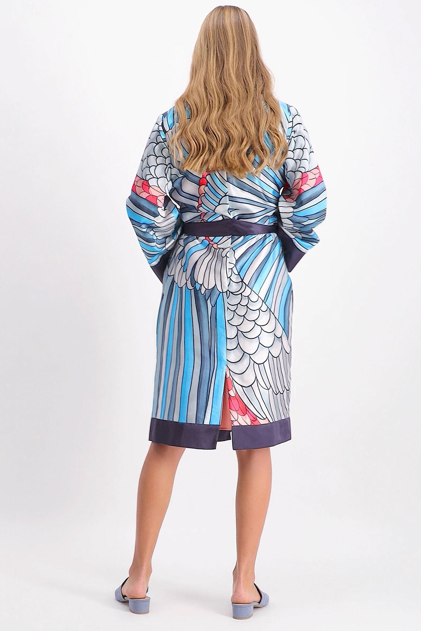 Silk-Cotton Kimono Robe – Pure Dreamwear