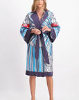Silk-Cotton Kimono Robe