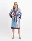 Silk-Cotton Kimono Robe