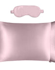 Premium Pure Mulberry Silk Pillowcase and Eye Mask Set