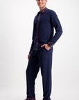 Men’s Cotton Ponte Long Sleep Set