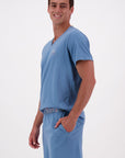 Men's Sleep Set - Australian Super Cotton Shirt and Shorts