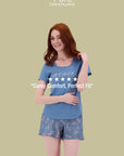 Sleep Set - Silk Shorts and Super-Cotton Tee