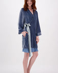 Premium Silk Velvet Robe